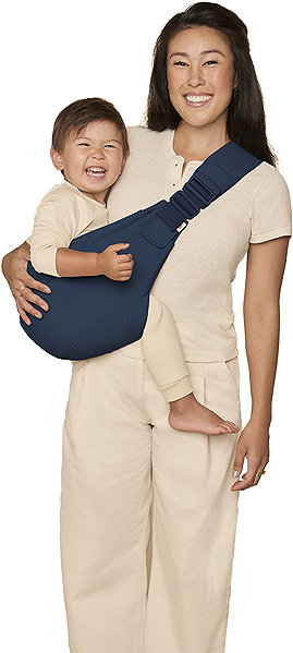 Babahordozó ERGOBABY Upsie sling Midnight blue ...
