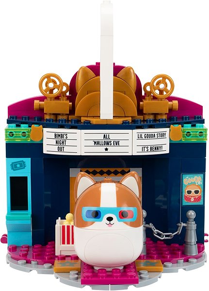 Building Set BLDR Squishmallows Reginald and the Movie Theater ...