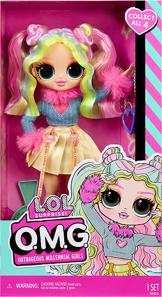 Puppe L. O. L. Surprise! OMG Große Schwester – Basic Edition – Bubblegum D. J. ...