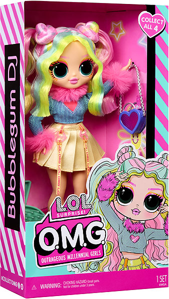 Puppe L. O. L. Surprise! OMG Große Schwester – Basic Edition – Bubblegum D. J. ...