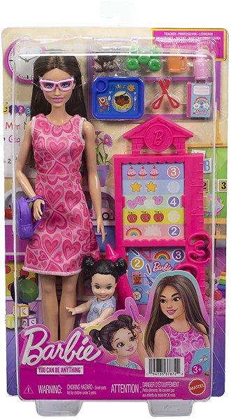 Játékbaba Karrier Barbie, tanár ...