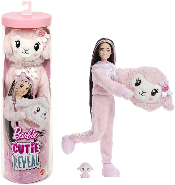 Puppe Barbie Cutie Reveal, Care Bears Süße Schleifen Rosa ...