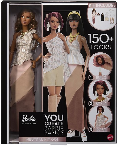 Puppe Barbie Signature You Create Barbie Basics Neutral kit 001 ...