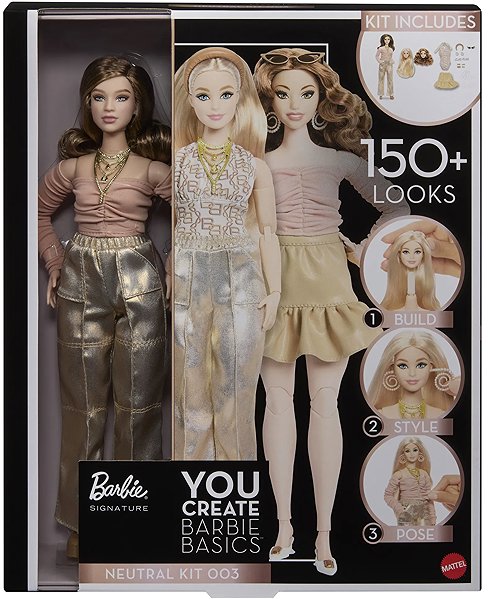 Puppe Barbie Signature You Create Barbie Basics Neutral kit 003 ...