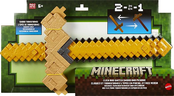 Schwert Minecraft Transformierbares Schwert/Spitzhacke ...