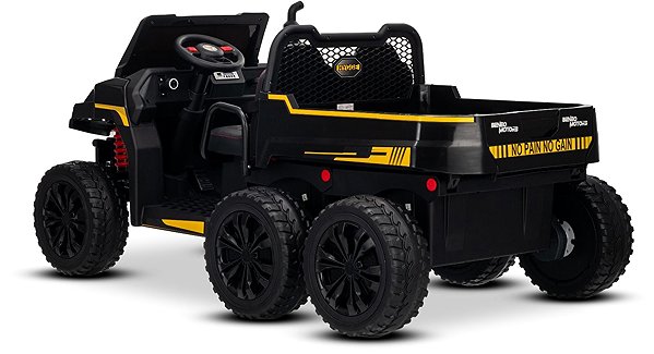 Beneo Motors Rider XXL 4×4 24V black electric ride-on car.