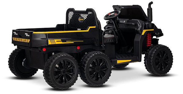Beneo Motors Rider XXL 4×4 24V black electric ride-on car.