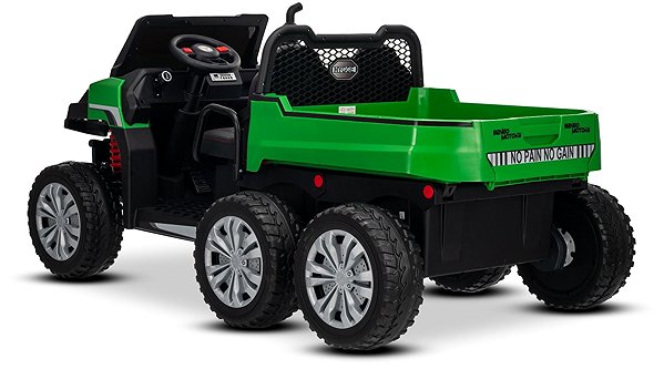 Beneo Motors Rider XXL 4×4 24V green electric ride-on car.