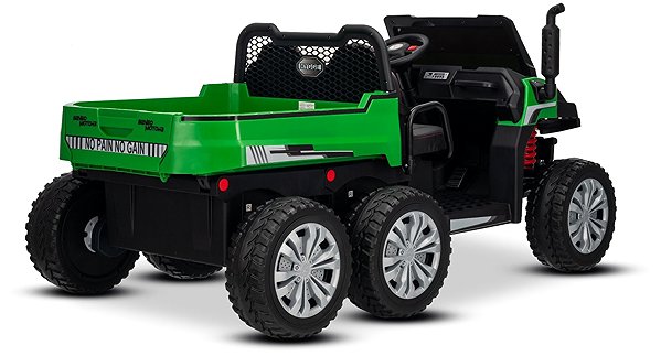 Beneo Motors Rider XXL 4×4 24V green electric ride-on car.