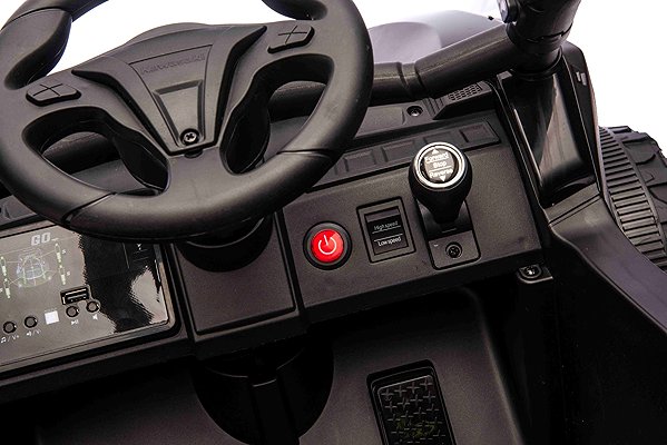 Beneo Motors Kawasaki Teryx KRX 1000 black electric ride-on car.