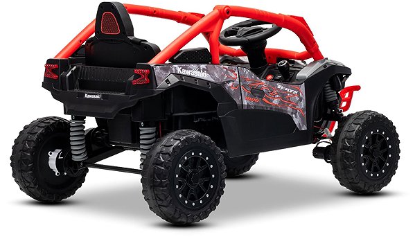 Beneo Motors Kawasaki Teryx KRX 1000 red electric ride-on car.