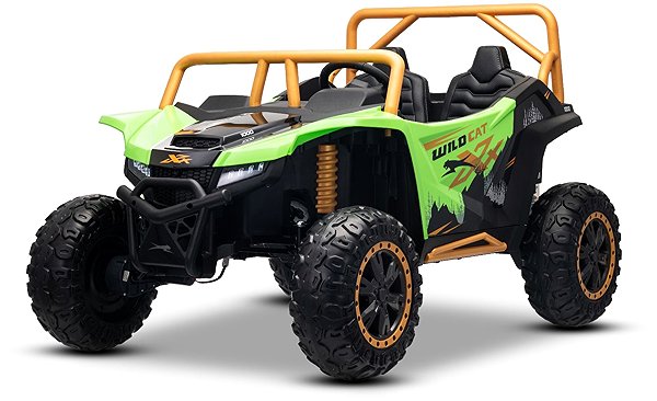 Beneo Motors Arctic Cat Wildcat XX 4×4 24V green electric ride-on car.