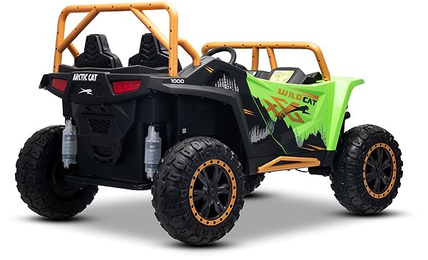 Beneo Motors Arctic Cat Wildcat XX 4×4 24V green electric ride-on car.