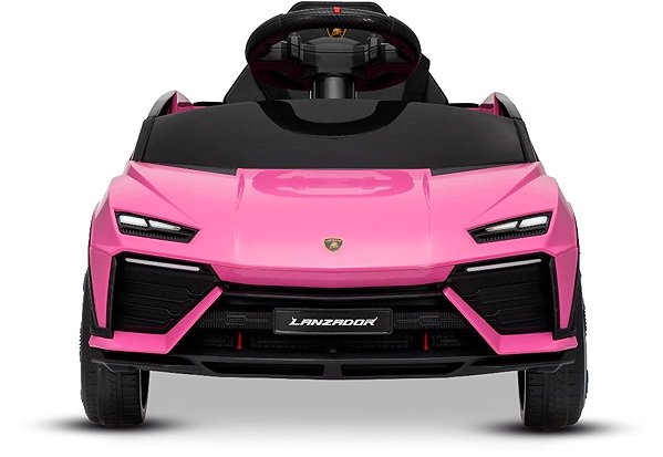 Beneo Motors Lamborghini Lanzador 12V pink electric ride-on car.