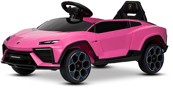 Beneo Motors Lamborghini Lanzador 12V pink electric ride-on car.