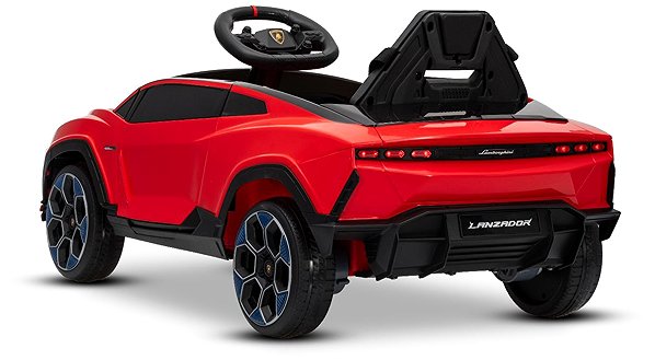 Beneo Motors Lamborghini Lanzador 12V red electric car for kids.
