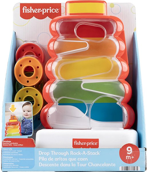 Guľôčková dráha Fisher-Price Veža s prepadávajúcimi krúžkami ...