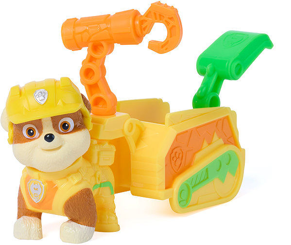 Figur PAW Patrol Dino Rubble mit Fahrzeug ...