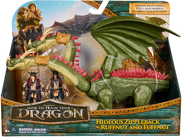Figur Drachenzähmen leicht gemacht Großer Drache & Wikinger Kotz und Würg mit Raffnuss und Taffnuss ...
