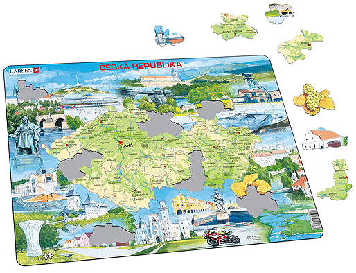Puzzle Dino Tschechische Republik Sehenswürdigkeiten edu ...