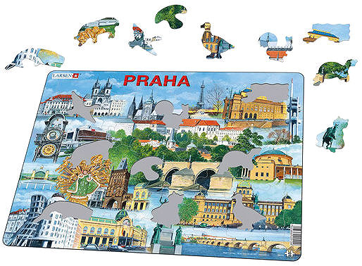 Puzzle Dino Prag Sehenswürdigkeiten edu ...