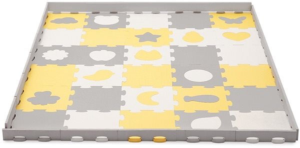 Habszivacs puzzle Kinderkraft Select habszivacs puzzle szőnyeg Luno 185 × 165 cm Yellow 30 db ...