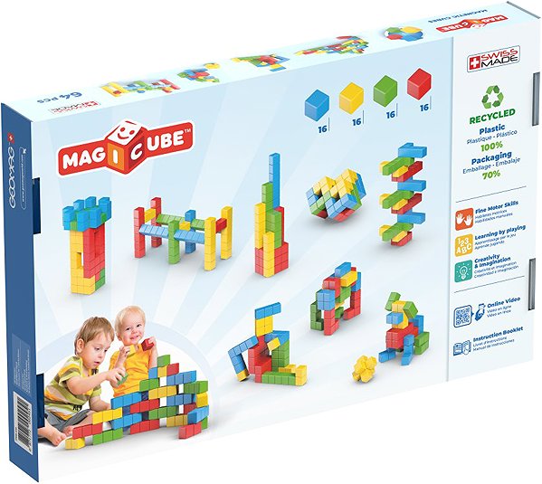 Bausatz Geomag Magicube Creative 64 Teile ...