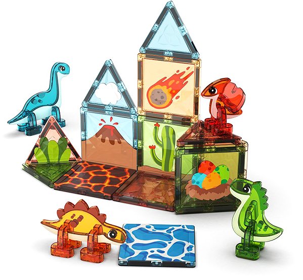 Building Set Geomag Magnetic Tiles Dino ...