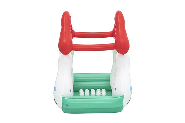 Bestway Fisher Price Toadstool children's pool with balls.