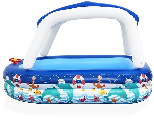 Bestway Sea captain™ children's pool with sun canopy.