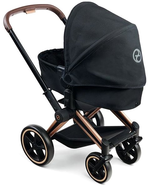 Corolle Cybex Black 3-in-1 doll's pram.