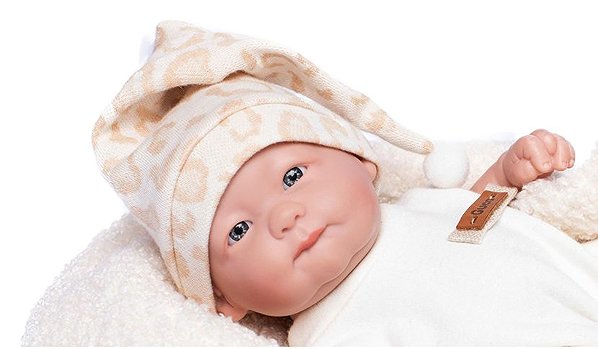 Puppe Guca 931 New Born baby girl - realistische Babypupp mit Vollvinylkörper - 25 cm ...