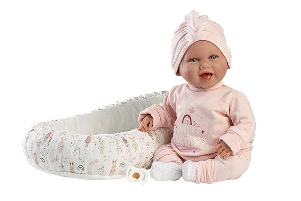 Játékbaba Llorens 74122 New Born - valósághű baba hangokkal, puha anyagból készült testtel - 42 cm ...