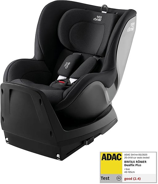 Britax Römer Dualfix Plus Style Carbon Black Car Seat.