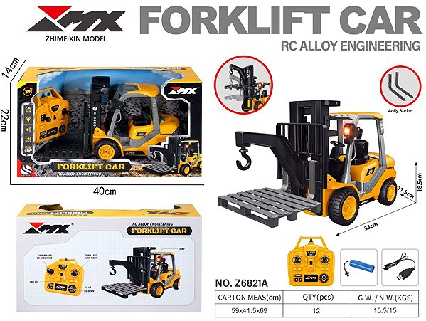 Távirányítós autó Alltoys Targonca, 1:18, 2,4 GHz ...
