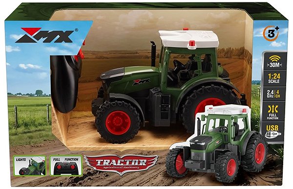 Távirányítós traktor Alltoys Mezőgazdasági traktor, 2,4 GHz ...