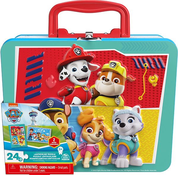 Puzzle SMG Paw Patrol Puzzle in Blechdose ...