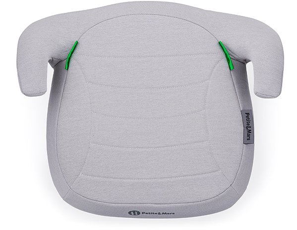 PETITE&MARS Zuno Gentle Grey car booster seat.