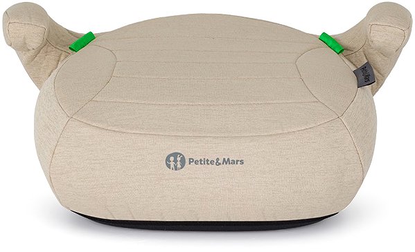 PETITE&MARS Zuno Sage Beige car booster seat.