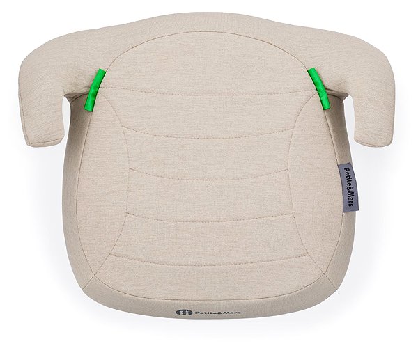 PETITE&MARS Zuno Sage Beige car booster seat.