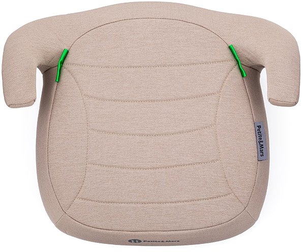 PETITE&MARS Zuno Tan Brown car booster seat.
