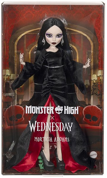 Puppe Monster High × Wednesday Morticia Addams ...