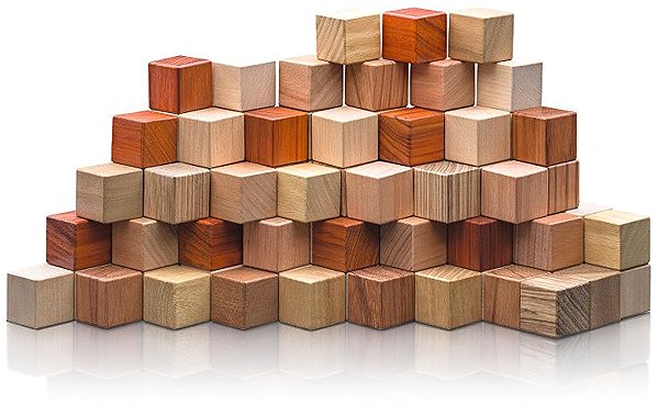 Popular Dice Wooden Dice 100 pcs .