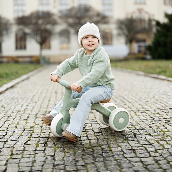 PETITE&MARS Bingo 3-in-1 Multifunctional Tricycle - Sage Leaf.
