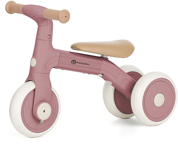 PETITE&MARS Bingo 3in1 multifunctional tricycle Dusty Rose.