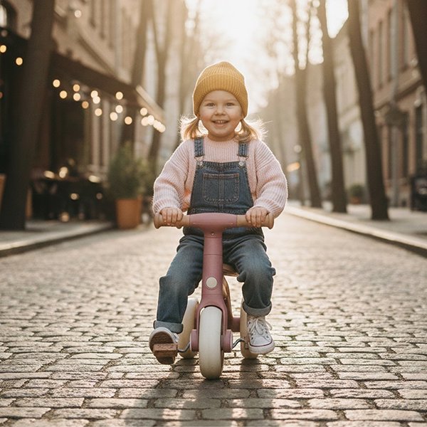 PETITE&MARS Bingo 3in1 multifunctional tricycle Dusty Rose.
