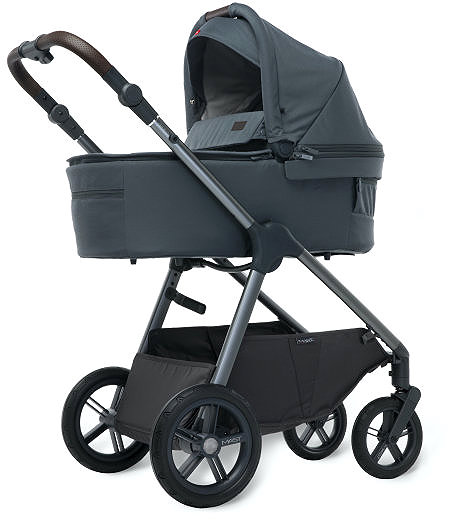 MAST Swiss Design M.5x + Volcanic Ash carrycot.