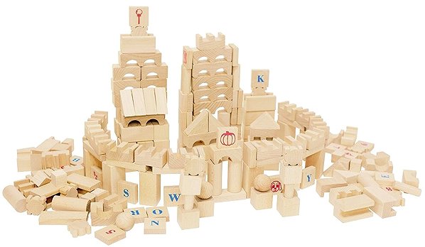Wooden cubes Dvěděti Dice natural XL.
