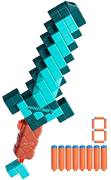 Nerf puska Nerf Minecraft gyémánt csákány ...