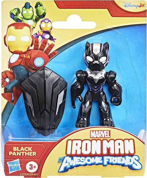 Figur Iron Man und seine erstaunlichen Black-Panther-Freunde ...